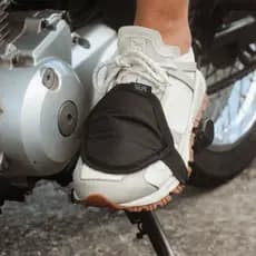 Protetor De Tênis Moto Sapato Pedal Marcha Capa Bota Calçado Motoboy Almofada Motocicleta Universal