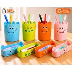 Kit Porta Canetas Infantil Organizador de Mesa Porta Objetos Multiuso Porta Lápis Escola Escritório 2 e 4 Peças