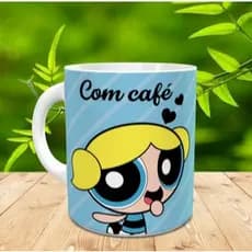 Caneca Personalizada Lindinha Super Poderosas + Caixinha Pronta Para Presentear