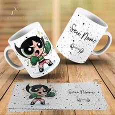 Caneca Personalizada Super Poderosas Lutadora (boxe, muay thai, judô, jiu-jítsu,) + Caixinha Pronta Para Presentear