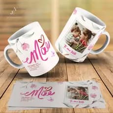 Caneca Personalizada Para Dia das Mães - Mãe Com Foto + Caixinha Pronta Para Presentear
