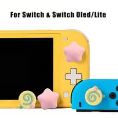 Kirby Super Estrela Polegar Vara Aperto Capa Para Nintendo Switch & Oled/Lite JoyCon Controlador Caso De Pele