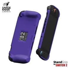 Savage Raven Por Skull & Co . StandGrip Para Nintendo Switch 2 Capa Protetora Standable Macia Console NS2 Acessórios De