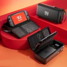 Bolsa De Armazenamento Portátil De Grande Capacidade Para Nintendo Switch 2 Capa Protetora Com Suporte 10 De Cartão De J