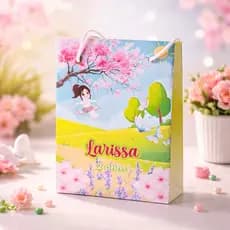 Sacolinha Personalizada Jardim Encantado PEGUE E MONTE | Personalizados lembrancinhas mimos