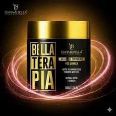Máscara BellaTerapia Tratamento Pós Química Collagen 500g - Linda&Bella
