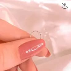 Piercing Argola Torção Prata Fininha Aço Inox Antialérgico Tragus Hélice Cartilagem Lóbulo