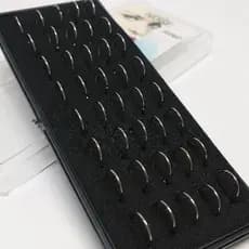 40 Piercing de Nariz Argolinha Nostril Argola Prata Aço 316L 8mm Aço Inox