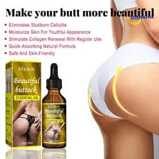 30ml De Óleo De Aumento Do Bumbum Sem Dor Seguro Para Absorver Lindas Nádegas Mulheres Essenciais