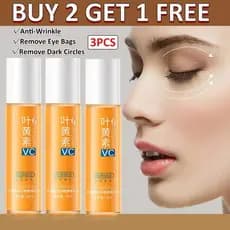 VC Lutein Eye Essential Oil , Conjunto De 3 Peças , 10ml , Antirrugas , Remove Olheiras E Bolsas Para Os Olhos , Creme C