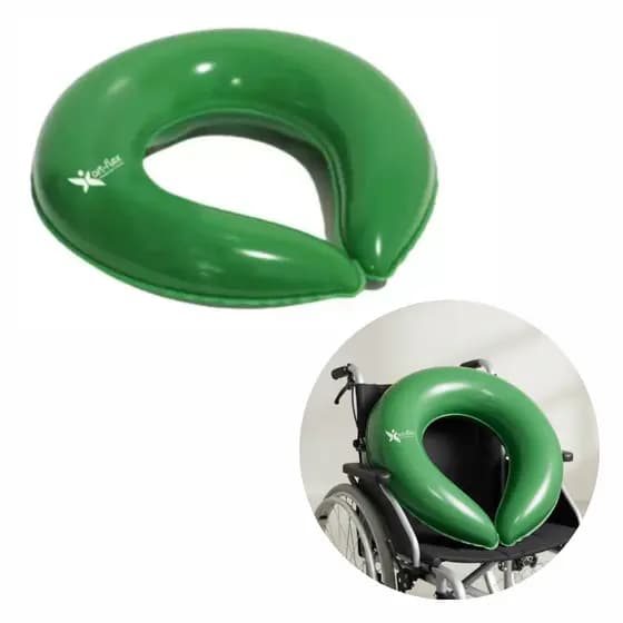 Almofada Ortopédica Inflável Resitente Ergonômica Terapêutica Higienica P/ Cadeira De Banho ArtFlex