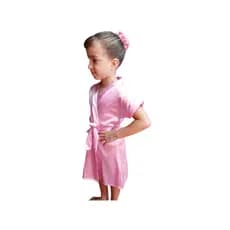 Hobby Robe de Cetim Infantil Casamento Daminha