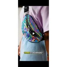POCHETE CARNAVAL FESTA BAG LANTEJOULAS BRILHANTE