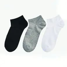 Duas meias de cor  Kit 6  Meia Pares Meia  meias masculinas esportivas Canelada Atoalhada