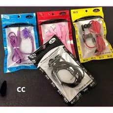 Com microfone fone de ouvido colorido para lg htc samsung, fone de ouvido com fio, entrada de 3,5mm