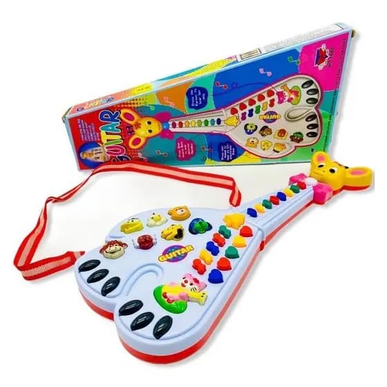 kids toys Brinquedo Infantil Guitarra Tipo Girafa Bebe Menino Menina Com Som E Luz