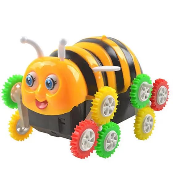 kids toys 1Pcs Criativo Novel Elétrica Abelha Cambalhota Veículos Brinquedo Cômico Engraçado Crianças Brinquedos Do Carro de Entretenimento de Condução Automática