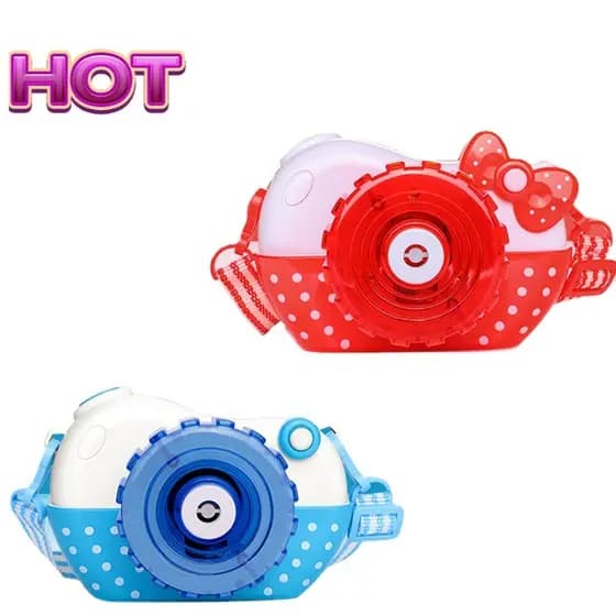 kids toys Bolha Câmera totalmente automática de luz musical Bolha elétrica soprando brinquedos para o dia das crianças