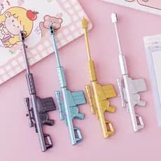Joguetes para Crianças  Desenho animado sniper rifle em forma de gel caneta para estudante caneta de tinta criativa
