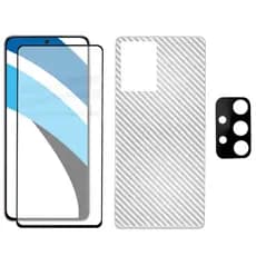 Película 3D 9D + Película Camera + Película Traseira para Samsung A52