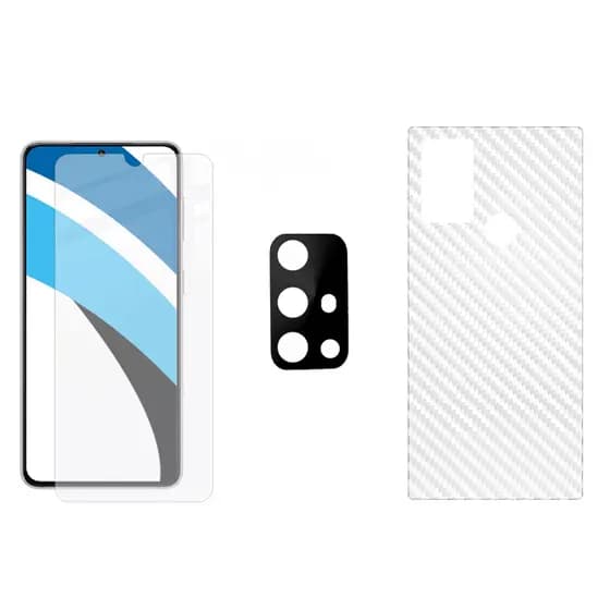 Película 3D 9D + Película Camera + Película Traseira para Moto G10 / G20 / G30