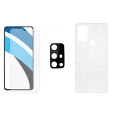 Película 3D 9D + Película Camera + Película Traseira para Moto G10 / G20 / G30