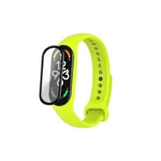 Pulseira de silicone Amarela Neon para Smartband Xiaomi Mi Band 7 / PELÍCULA