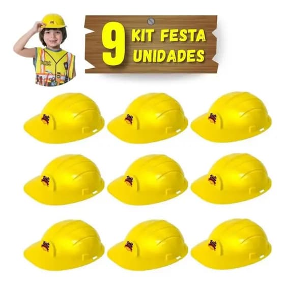 Kit 9 Capacete Infantil Praia Lembrancinha Festa Aniversario