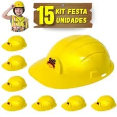 Kit 15 Capacete Infantil Praia Lembrancinha Festa Prenda