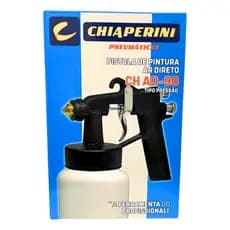 Pistola De Pintura  Para Tufão Ar Direto Profissional 600ML Chiaperini Modelo CH AD90 Com Bico Extra