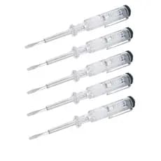 Kit com 5 Chave de teste de tensão 100 a 250V Detector elétrico profissional da Marca NOVE54