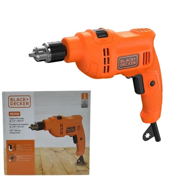 Furadeira De Impacto 3/8 Black Decker (10mm) 450w 220V BED710450