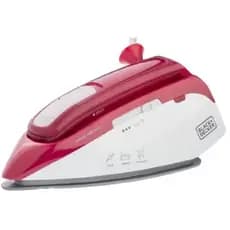Ferro de Viagem Black Decker Portátil Bivolt Vermelho FXVG1