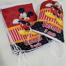 60 Mochilinhas Personalizadas - Qualquer Tema - Sacochila - Bolsa para Doces - Festa - Lembrancinha