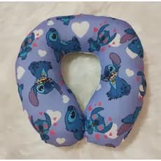 Travesseiro de Pescoço Encosto Almofada Infantil Stitch