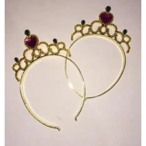 Kit C/12 Tiara Princesa Sem Pisca Sortidas