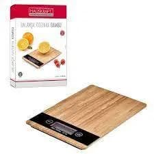 Balança Cozinha Bambu  23x16x2cm Haüskraft
