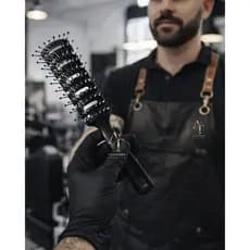 Escova Pompadour Topete Masculino Poupador pompadora