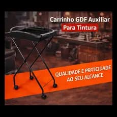 Carrinho Gdf Auxiliar Para Tintura Cabeleireiro