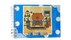Livro Colorir Infantil CAPIVARA (Azul) Desenhos Variados