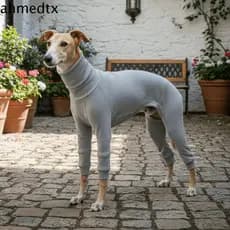 Macacão Para Cachorro AHMEDTXB , Roupas Elásticas De Gola Alta Animais De Estimação À Prova De Frio , Casaco Base Confor