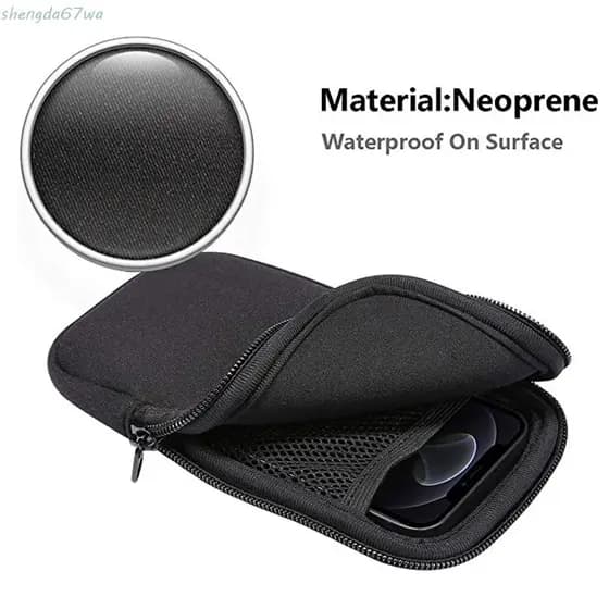 Bolsa De Telefone De Neoprene SHENGDA , Protetora Impermeável À Prova De Poeira Para Celular