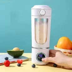 Garrafa Liquidificadora SHENGDA , Fabricante De Suco Portátil De Aço Inoxidável 700ML , Liquidificador Espremedor De 12