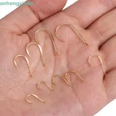 ANHENGXIN 20 Unidades/Pacote Ganchos De Pesca Dourados , Gancho Farpado De Aço De Alto Carbono , Único Flat Gold Fish Ho