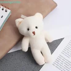 ANHENGXIN Urso De Pelúcia Brinquedos 12CM Dia Dos Namorados Brinquedo Chaveiros Animal Mochila Pingente Boneca