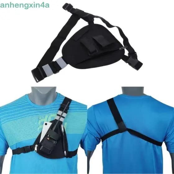 Pacote De Arnês Para Rádio ANHENGXIN , Bolsa Multifuncional Walkie Talkie De Tecido Oxford , Ajustável
