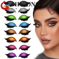 SHIGONG 2 Pares De Adesivo De Maquiagem Para Os Olhos 3 Em 1 , Autoadesivo Rápida E Sombra Preguiçosa Cílios , Reutilizá