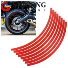 SHIGONG Motocicleta Roda Adesivo Listras Reflexivas Adesivos De Bicicleta 17 " 18 " Fita De Aro De