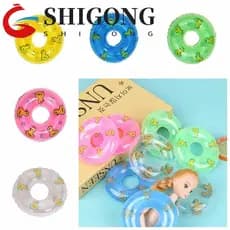 SHIGONG Mini Anéis De Brinquedo De Natação , Anel Em Miniatura Para Casa De Bonecas De PVC Inflável , Acessórios
