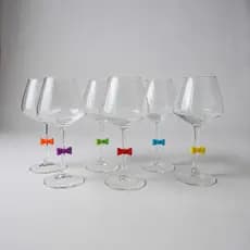 Marcador de Taça Kit 6 peças Colorido Marca Lyor